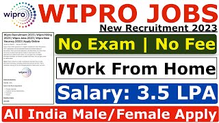 Wipro Recruitment 2023  Wipro Jobs For Freshers 2023  Wipro OffCampus Hiring 2023  Wipro Jobs [upl. by Torre]