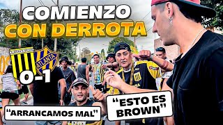 REACCIÓN CON LOS HINCHAS  ALMIRANTE BROWN 01 ATLANTA [upl. by Ydnal]