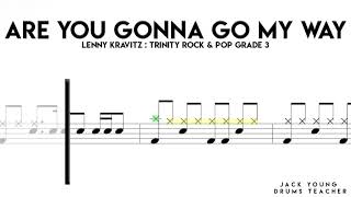 Are You Gonna Go My Way Trinity Rock amp Pop Drums Grade 3 OLD [upl. by Ezara]