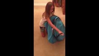 How to fold the IKEA Beach Tent in 30 seconds [upl. by Grete]