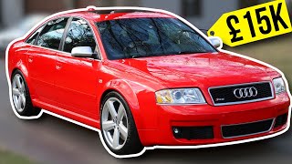 5 CHEAP SuperSaloon Cars that are INSANELY FAST Under £20000 [upl. by Esiuolyram]