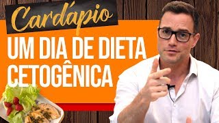 CARDÁPIO Um Dia de Dieta Cetogênica [upl. by Namreh]