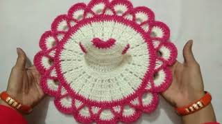 5nogopalJi ki beautiful woolen dress bnaye easilyhow to make winter dress for gopalji with crochet [upl. by Elyl160]