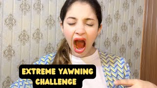 Yawning 🥱 Challenge After Along Time  silentaqsa beauty awareness challenge fashion [upl. by Etteroma832]