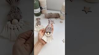 Karácsonyi Makramé manók készültek  macrame christmas Gnome idea macrametutorial [upl. by Nryhtak]