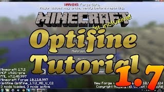 Minecraft 17 Optifine Tutorial DeutschHD [upl. by Safier]