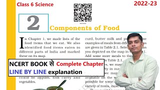 Components of Food Class 6 Science Chapter 2 Full Chapter [upl. by Merow]