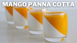 Mango Panna Cotta Recipe [upl. by Sandye]