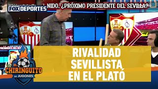 Soria y Almansa se enfrentan por rivalidad en la presidencia de Sevilla  El Chiringuito [upl. by Nedrud]