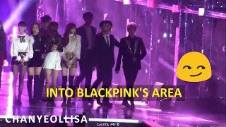 171225 SBS GAYO DAEJUN  EXO X BLACKPINK MOMENTS WITH ANNOTATIONS [upl. by Emmery]