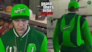 How To Get SPRUNK Parachute Varcity Jacket amp Cap  GTA Online Help Guide [upl. by Asilef]