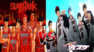 Shohoku vs Seirin SLAM DUNK VS KUROKO NO BASKET [upl. by Eidahs530]