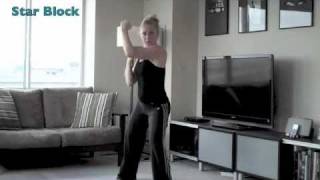 P90X in 90 Seconds Kenpo Workout [upl. by Anwahs528]