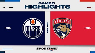 Stanley Cup Final Game 5 Highlights  Panthers vs Oilers  June 18 2024 [upl. by Ariuqahs]