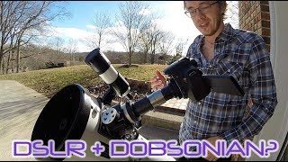 HOW TO Attach DSLR to Dobsonian [upl. by Idissac]