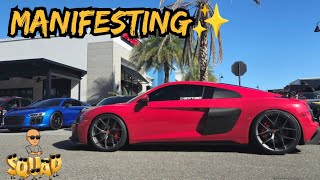 Manifesting an Audi R8 at Windermere Cars and Coffee [upl. by Tombaugh]