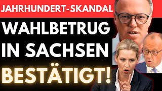 💥WAHLBETRUG IN SACHSEN WURDE BESTÄTIGT ES KOMMT ETWAS SCHOCKIERENDES AUF UNS ZU💥 [upl. by Leban]