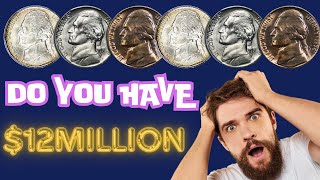 GET RICH QUICK TOP 5 HIGH VALUABLE JEFFERSON NICKEL COINS IN THE WORLD COINS WORTH MONEY 2024 [upl. by Kilam]