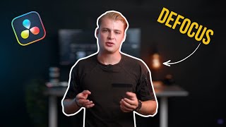 How to unsharpen you background in Davinci Resolve 19 using Defocus Background [upl. by Toffey]