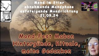 MondFEST Mabon  Hintergründe Rituale und meine Gedanken [upl. by Payne]