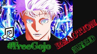 FreeGojo Reacting to 954mari x Driptick  FREE GOJO Jujutsu Kaisen Rap AMV [upl. by Mcneely671]