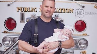 Firefighter Adopts Baby He Delivered On Rescue Call Were Thick As Thieves [upl. by Moir982]