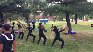 Mandarins drumline DCI prelims lot 2017 [upl. by Enelear607]