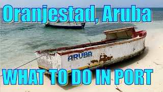 Walking in Oranjestad Aruba  What to Do on Your Day in Port [upl. by Wrdna]