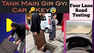 Tank Main Gir Gyiii Car 🔑 key😰 Four Lane Road Ki Testing 😃 Dau Kapoor [upl. by Sewoll549]