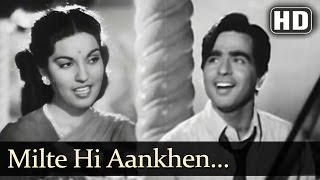 Milte Hi Aankhen HD  Babul Songs  Dilip Kumar  Nargis  Talat Mahmood  Filmigaane [upl. by Berck]