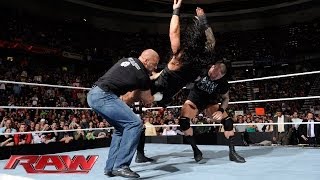 Evolution attacks The Shield Raw May 5 2014 [upl. by Anicnarf]