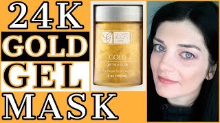 24K Gold Gel Face Mask  Global Beauty Care [upl. by Matrona]