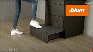 SPACE STEP – the plinth solution  Blum [upl. by Akenihs]