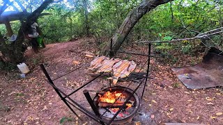 NESSA PESCARIA ACONTECEU DE TUDO pescaria e acampamento [upl. by Wales]