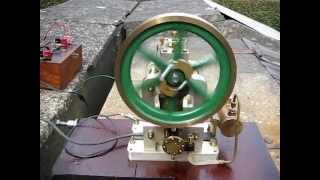 Hit amp Miss Oscillating Cylinder Gas Engine [upl. by Arze]