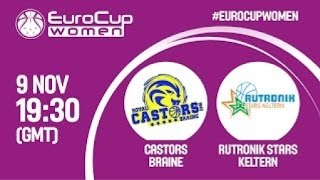 TV  Livestream Eurocup Women  Mithra Castors Braine BEL vs Keltern GER [upl. by Ruosnam]