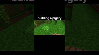 pigsty shorts minecraft survival [upl. by New]