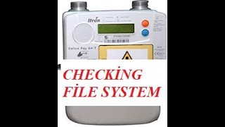 yeni qaz saygacinin ekraninda checking file system yazilir [upl. by Amrac]