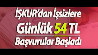 İşsizlere Günde 54 TL Maaş [upl. by Alysa39]