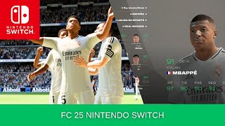 ASI ES FC 25 EN NINTENDO SWITCH [upl. by Jacques237]