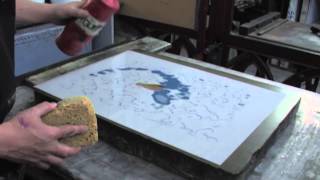 Plate Lithography at Edinburgh Printmakers [upl. by Tesil]