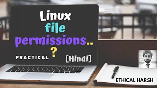 Linux Setting Permissions Hindi [upl. by Petronille]