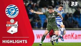 Wat een KANSEN voor DE GRAAFSCHAP 😲  Samenvatting De Graafschap  FC Emmen 01042022 [upl. by Trescott]