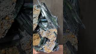 Lustrous Vivianite Crystals from a new find in Amazonas Brazil  DallasStoneworkscom crystalshop [upl. by Pliam]