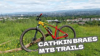 Cathkin Braes Doing An Unmarked Trail First Run [upl. by Eiro]