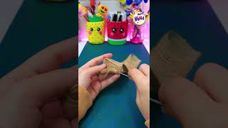 بتابعونى منين ؟😍 اختراع shorts diy recycling craft art ideas fyp [upl. by Heber]