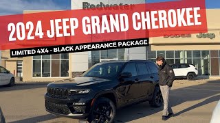 New 2024 Jeep Grand Cherokee Limited 4x4  Black Package  Stock  RGH6220  Redwater Dodge [upl. by Aryk]