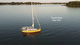 Sailing to the Rhode River 2021 on Delphia yachts WHOA BABY [upl. by Harley]