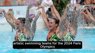 Men Can Compete in Artistic Swimming at the 2024 Paris Olympics [upl. by Nayr]