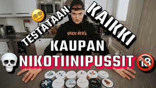 TESTATAAN KAIKKI KAUPAN NIKOTIINIPUSSIT osa 1 [upl. by Wilda652]